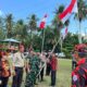 Bupati Sambas, Satono memulai Gerakan Pembagian 10 Juta Bendera Merah Putih Seluruh Indonesia dalam rangka menyemarakkan puncak Hari Ulang Tahun ke-78 Republik Indonesia